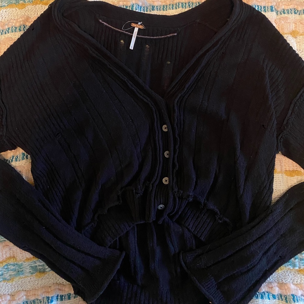 Black Free People Sweater
